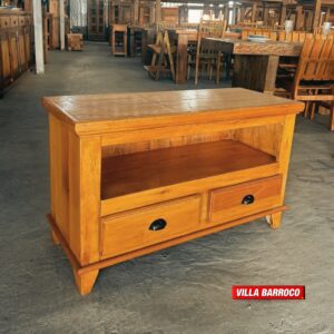 Rack de Madeira 2 gavetas Larg. 1.00m